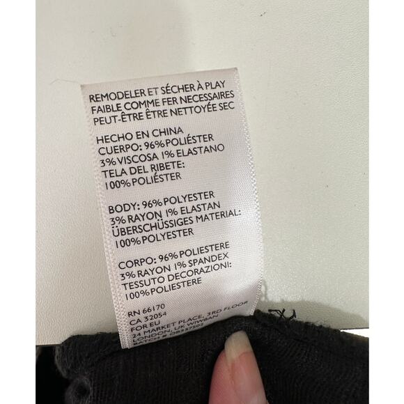 Silence and Noise Women’s Black Floral Jacquard Mini Dress US S Short Sleeve - Picture 10 of 13